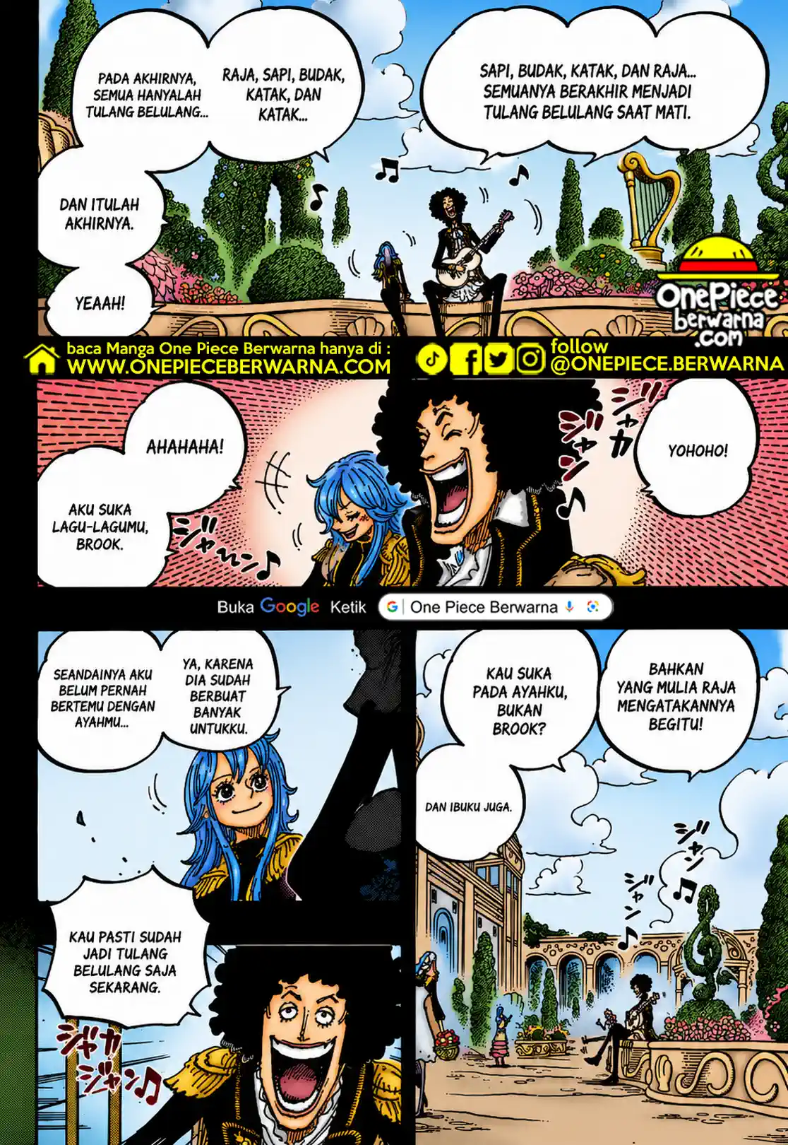 One Piece berwarna 1184 1185 1186 bahasa indonesia